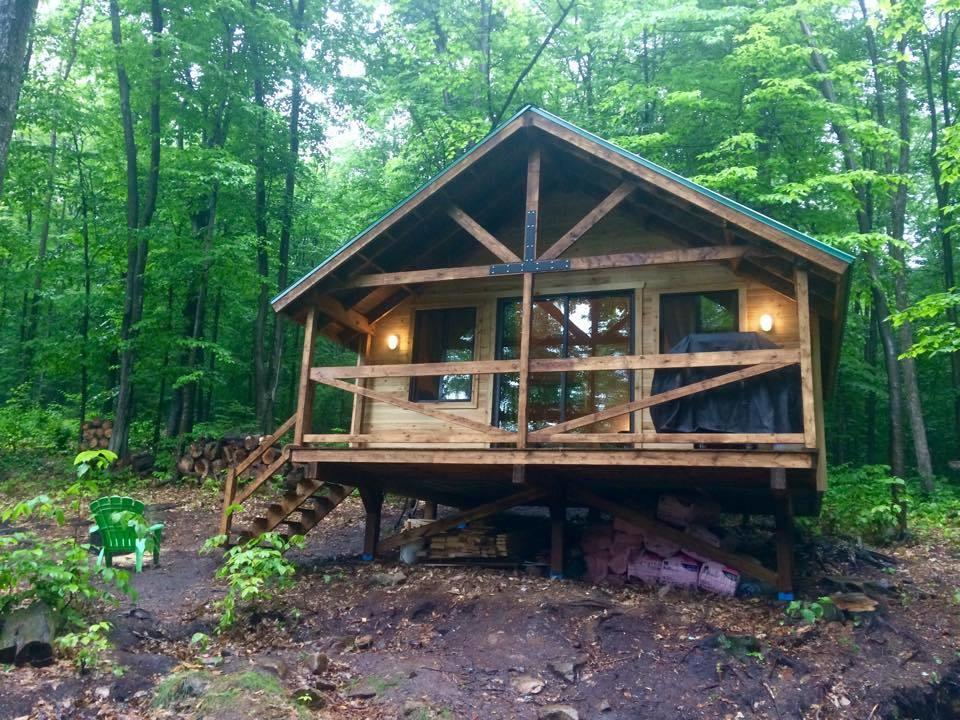 Les Cabines Nordik Des Piles Villa Saint-Jean-des Piles Exterior photo