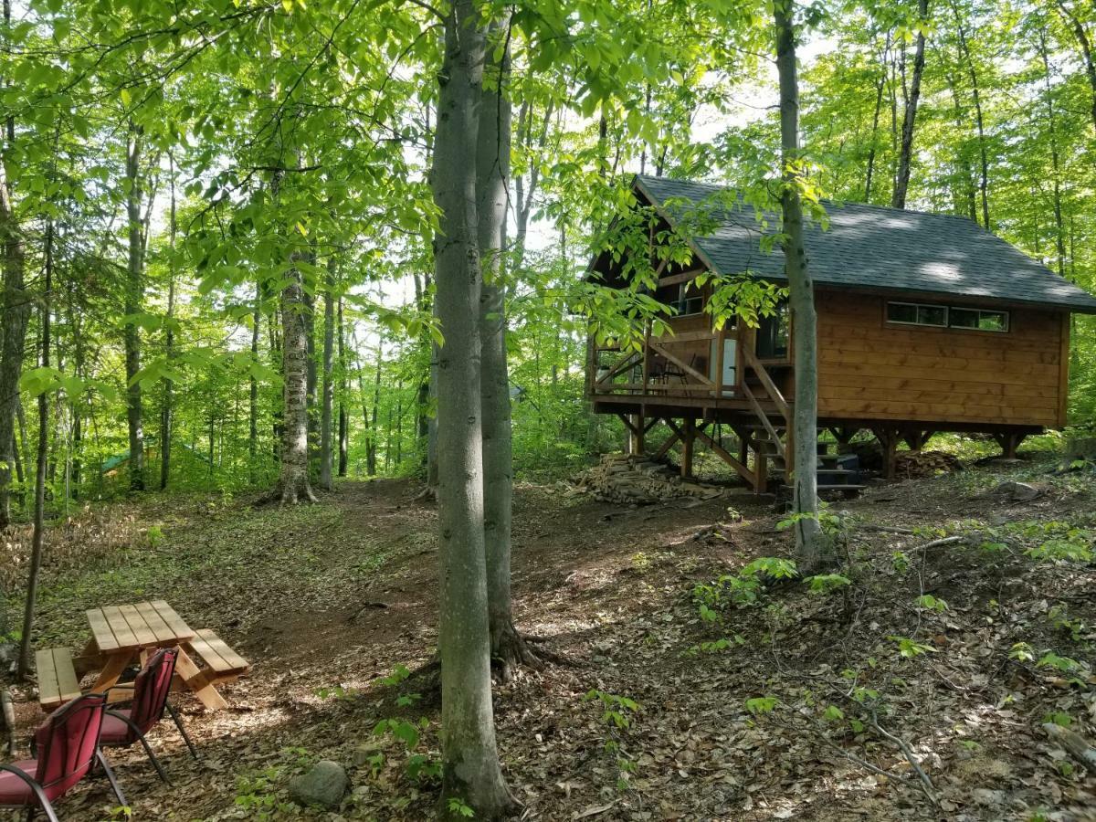 Les Cabines Nordik Des Piles Villa Saint-Jean-des Piles Exterior photo